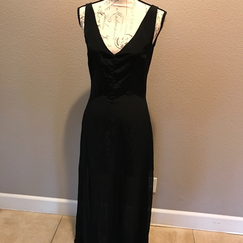 Black long dress